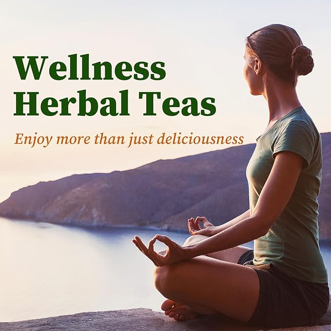 FullChea - Peppermint Tea Bags, 50 Teabags - Premium Peppermint Leaves - Refreshing & Minty - Non-GMO - Caffeine-free - Freshen Breath & Aid Digestion