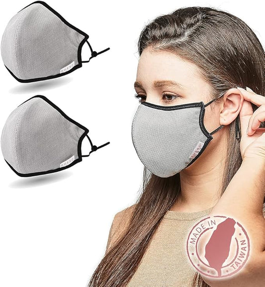 Shero Reusable Copper Infused Face Mask With Nose Wire, Washable, Breathable and Adjustable