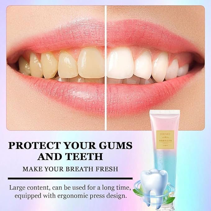 Niacinamide Whitening Toothpaste, Niacinamide Strengthen Toothpaste, Appropriate for Sensitive Teeth Remove Tooth Stains Fresh Breath (2) ﻿ ﻿