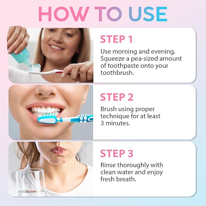 Niacinamide Whitening Toothpaste, Complete Care Toothpaste，Remove Tartar,Remove Tooth Stains,Protects Tooth Enamel,Fresh Breath,3.8oz (Pack of 1)