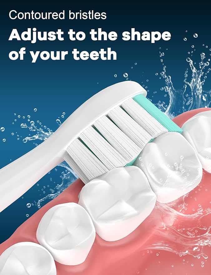 Toptheway Toothbrush Replacement Heads for Philips Sonicare 4100 5100 C2 G2 C1 W - Medium Soft, 4 Pack