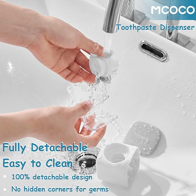 Toothpaste Squeezer Minimalist Toothpaste Squeezer Wall Mounted for Bathroom 1 Pcs Black