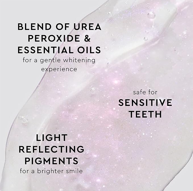 MOON Teeth Whitening Pen, Platinum Mint, 0.09 Fl Oz, Gentle on Teeth, Whitens with Antioxidants & Essential Oils, Vegan Whitening Gel in an Easy Applicator