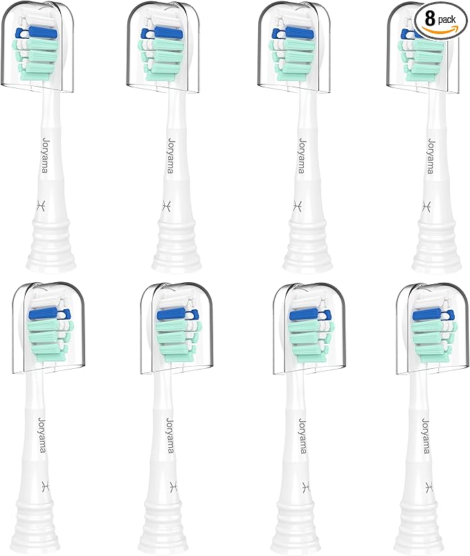 Replacement Toothbrush Heads for Philips Sonicare, Electric Replacement Brush Head Compatible with Phillips Sonicare Electric Toothbrush, 8 Pack