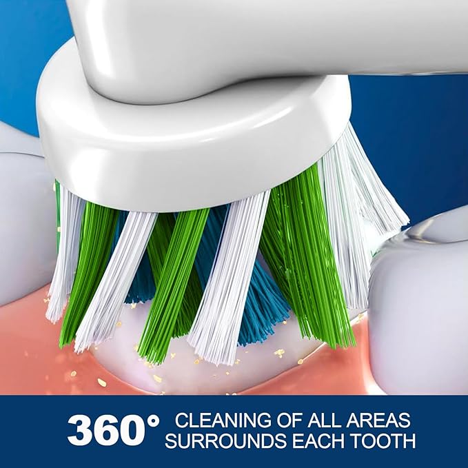 Replacement Toothbrush Heads Compatible with Oral b Braun Smart 1500/7500,Pro 1000/1500,Genius x/6000/Cross/Floss/Sensitive, 16PCS Electric Brush Heads Refill for Braun Oral B