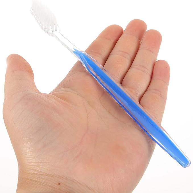50Pcs Disposable Portable Soft Bristle Toothbrushes Travel Size Convenient Oral Care Kit for Camping Hotels and On-The-Go Tooth Cleaning