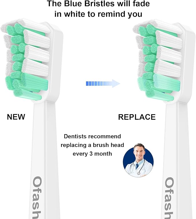 Electric Toothbrush Replacement Heads for Philips Sonicare ProtectiveClean DiamondClean HX9023, 10 Pack