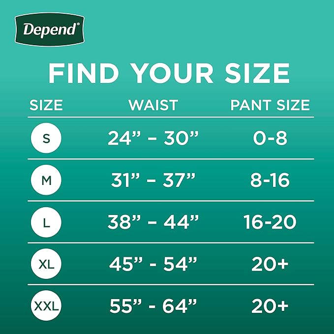 Depend Fresh Protection Adult Incontinence Underwear for Women (Formerly Depend Fit-Flex), Disposable, Maximum, Extra-Large, Blush, 26 Count, Packaging May Vary (Pack of 2)