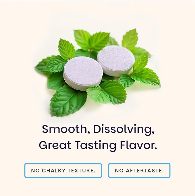 EZ Melts Oral Health Complete - Oral Probiotic - Supports Gum Health, Fresh Breath & Helps Relieve Occasional Dry Mouth - No Artificial Flavors, Non-GMO & Vegan - 2 Pack