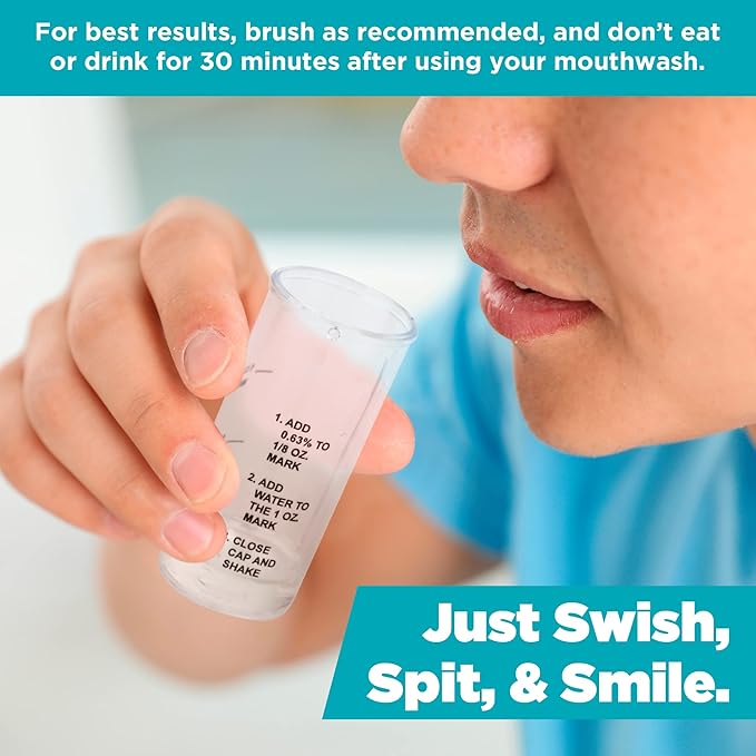 Perio Maintenance Alcohol Free Mouthwash – Concentrated Mouthwash for Bad Breath, Plaque, Sensitive Teeth, and Gingivitis or Gum Disease - Stannous Fluoride Rinse by Everest Oral Care