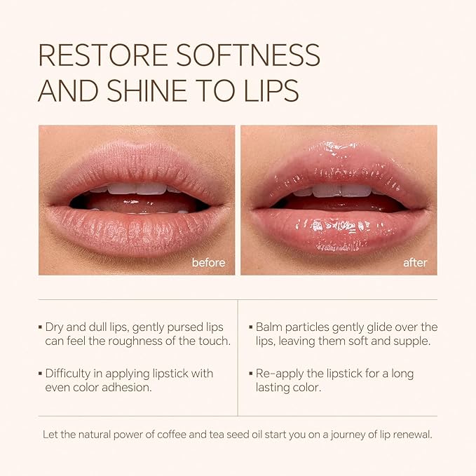Nourishing Lip Scrub, Lip Scrub Exfoliator Gentle Exfoliation Lip Care Products for Chapped Dry and Flaky Lips Treatment