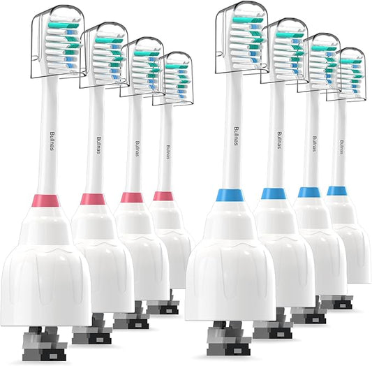 Replacement Brush Heads Compatible with Philips Sonicare, Compatible with Sonicare E Series Essence Xtreme Elite Advance and CleanCare Screw-on Electric Toothbrush, BN728, 8 Pack