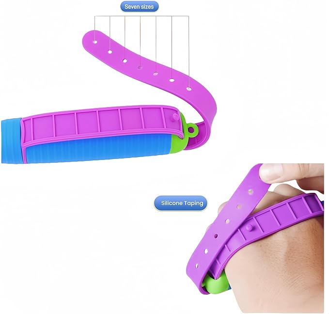 Bendable Adaptive Utensils Spoons Forks Set,Left and Right Handed, for Hand Tremors & Muscle Weakness,Arthritis,Stroke,Parkinson,360 Degree Rotation Weighted Rubber Strap,Eating & Drinking Aids