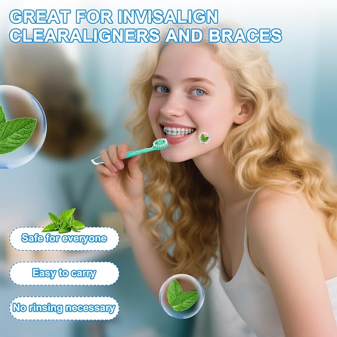 5 in 1 Toothbrush & Floss, 26Pcs mini toothbrushes with Toothpaste, All in one Oral Care on The go, 5 in 1 mini Brush, Toothpaste and Floss, Disposable Travel Toothbrush Set (3)