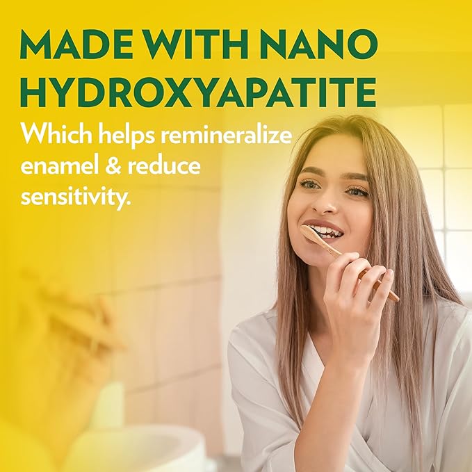 Toothpaste Tablets – Candy Cane | Nano Hydroxyapatite Toothpaste Tablets Chewable | Fluoride Free l 90 Tabs