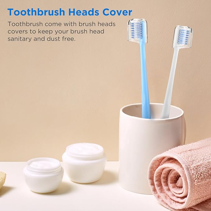 V-Shaped Orthodontic Toothbrush for Braces, Soft Bristles, 6 Count
