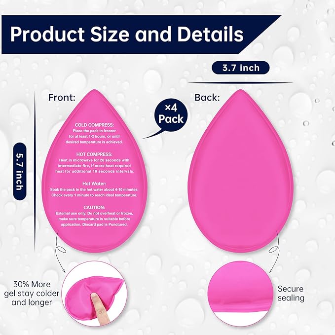 Wisdom Teeth Ice Pack Head Wrap Jaw Face Ice Pack with 4 Gel Packs for Wisdom Teeth Removal Extraction Toothache Pain Relief Facial Face Oral Surgery TMJ Tonsillectomy Recovery Cosmetic Procedure