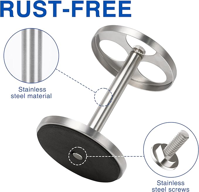 Electric Toothbrush Holder Stand for Bathroom: High-Grade 304 Stainless Steel Ventilated Organizer with Slots for Electric Toothbrushes & Razors, Brushed Silver