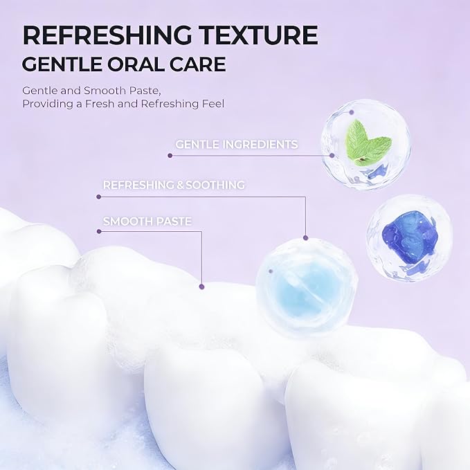 NatureTooth Refresh Toothpaste 2Pcs, Fresh Breath Toothpaste, Natural Oral Care & Enamel Repair Deep Cleaning Formula, Helps Remove Coffee, Tea & Wine Stain