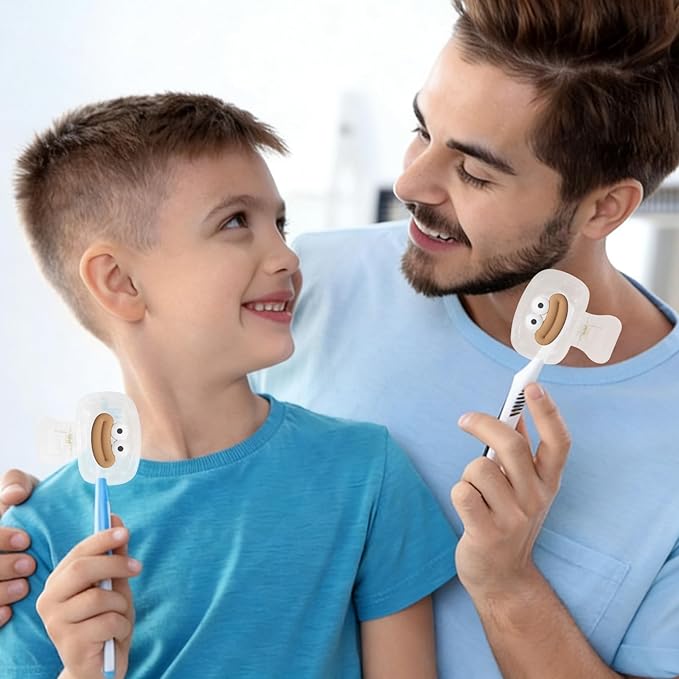 Upgrade Travel Toothbrush Head Covers Toothbrush Protector Cap Brush Pod Case Protective Portable Plastic Clip for Household Travel, Bathroom, School, Camping, Business (S, 4 Pack)