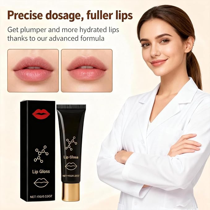 Herbionyx Lip Plumper, Herbionyx Lip Plumping Serum, Hydrating And Nourishing Lip Oils, Hydra Lip Gloss Serum, Moisturizing Plumping, Long Lasting Transfer-Proof Lipstick, Non-Sticky (1 Pc)