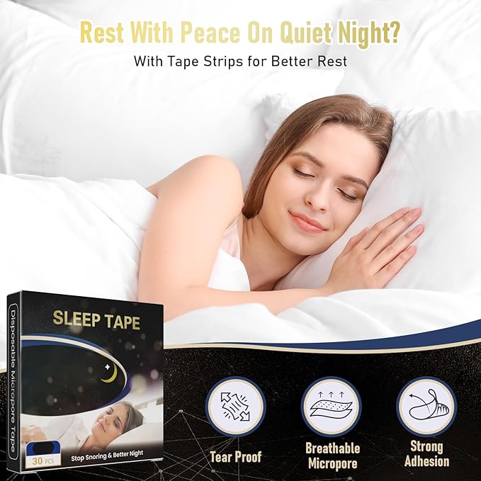 Mouth Tape for Sleeping Women 60 Pcs Gentle Tapes Painless Removal