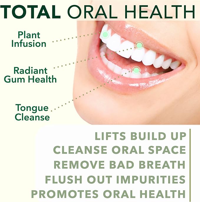Complete Oral Wellness Duo – Living Crystal Hydroxyapatite Toothpaste & Antioxidant Oil Pulling Conditioner – Fluoride-Free, Natural, Enamel-Supporting, 18 Botanicals – Mint