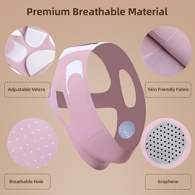 V-Line Lifting Chin Strap for Sleeping & Yoga, V-Line Mask, Chinstrap for Sleeping, Reusable Face Strap, Jaw Strap，Jawline Shaper，Chin Up Patch, V-Shaped Belt, Shaped Face Mask for Sagging