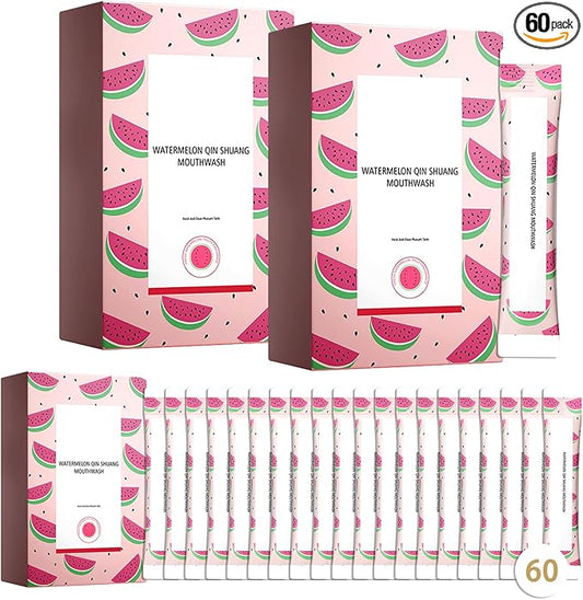 60PCS Travel Size Mouthwash,Portable Mini Mouthwash,Long-Lasting Freshness Travel Mouth Wash for Oral Care A27