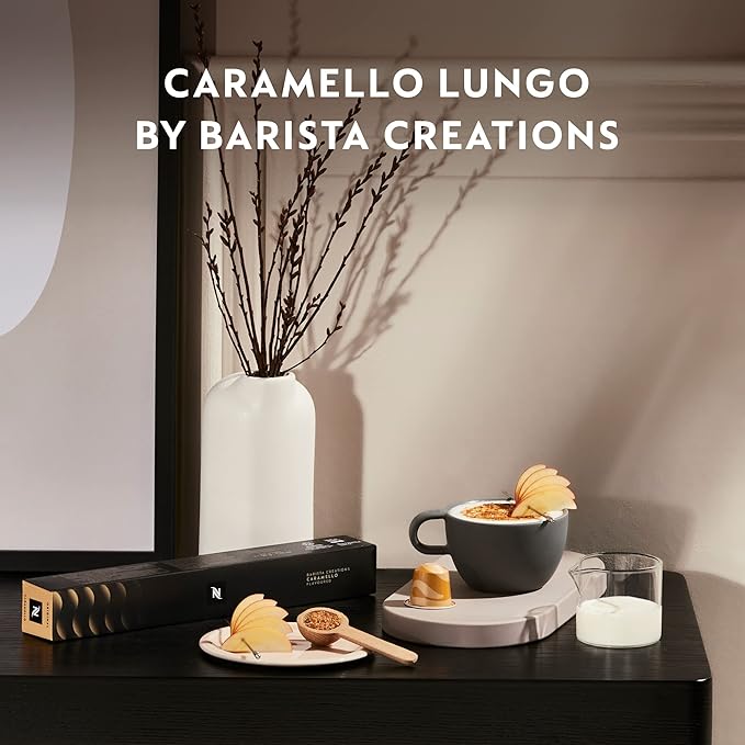 Nespresso Capsules Original Line, Caramello, Medium Roast Espresso Coffee, 50 Count Espresso Coffee Pods