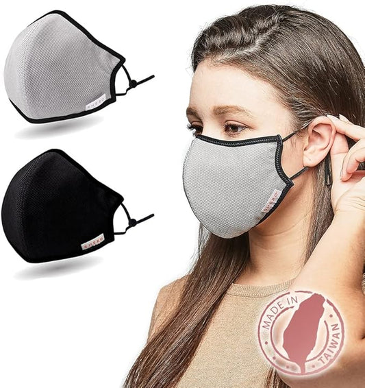 Shero Reusable Copper Infused Face Mask With Nose Wire, Washable, Breathable and Adjustable