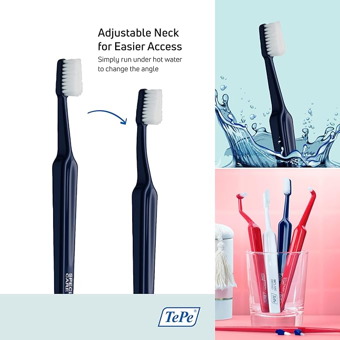 TePe Special Care Soft-Bristle Toothbrush, Post-Surgery Toothbrush for Sensitive Teeth and Gums