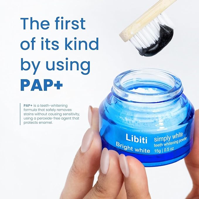 Teeth Whitening Powder Toothpaste, Brightening Whitening Powder, Removes Teeth Stains, Suitable for Tea Stains, Coffee Stains, Yellow Teeth Caused by Smoking