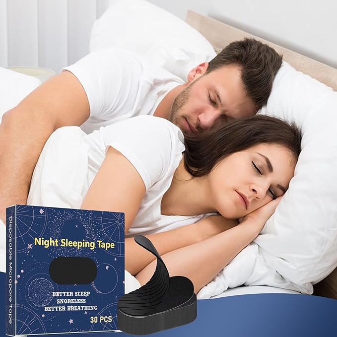 Mouth Tape for Sleeping Women 30 Pcs Gentle Tape, Hypoallergenic