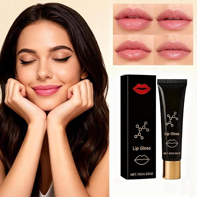 Herbionyx Lip Plumper, Herbionyx Lip Plumping Serum, Hydrating And Nourishing Lip Oils, Hydra Lip Gloss Serum, Moisturizing Plumping, Long Lasting Transfer-Proof Lipstick, Non-Sticky (1 Pc)