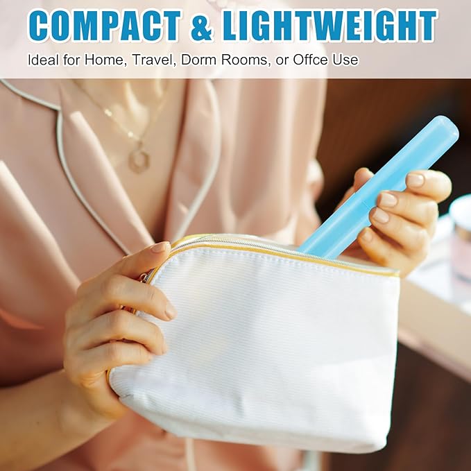 8 PCS Toothbrush Covers and Toothbrushs Travel Case, Travel Toothbrush Holder, Tooth Brush Cover Cap for Traveling, Bathroom, Camping, Business Trip