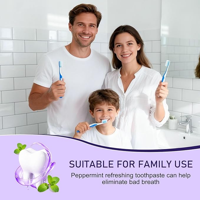 HAIFOTRVA 300 Tubes Small Bulk Travel Size Toothpaste,0.28 oz/8 g Mini Mint Flavor Disposable Toothpaste for Hotel,Guests,Homeless,Charity,Office,Camping