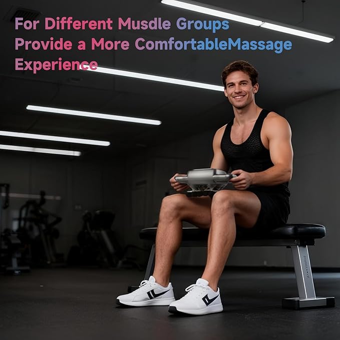 24 Haed Massage Gun, Massage Gun Deep Tissue with 9 Modes 99 Intensities, Quiet Multi Head Massage Guns for Backs, Shoulders, Legs, Foot and Full Body Muscle Pain Relief