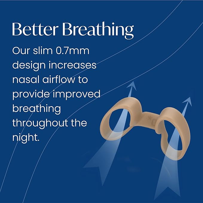 Soft Nasal Dilators for Sleeping (Relax Neutral) - Snoring Support & Breathing Aid (Gentle, Invisible Fit) – Promotes Easier Breathing (Medium)