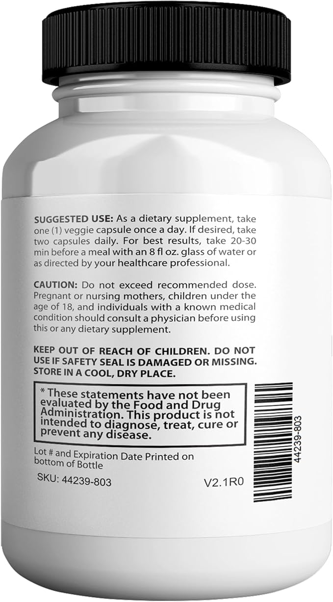 Gluco Guardian Max Advanced Wellness Support Capsules – Vitamin, Mineral, and Herbal Supplement with Magnesium, Vitamin C, Zinc, and Banaba Leaf – Non-GMO, Gluten-Free – 60 Capsules (1)