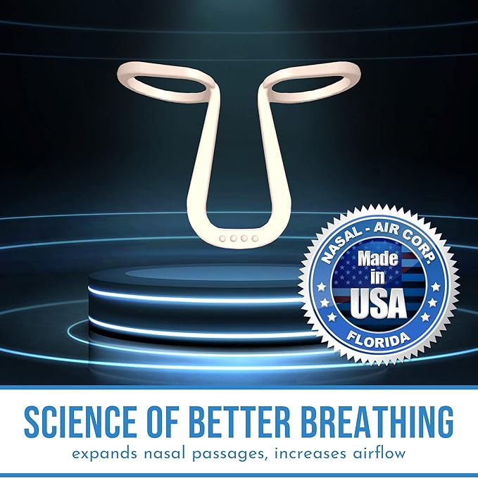 Made in USA! Nasilator Anti-Snoring Devices - Soft and Flexible Nasal Dilators | Improves Breathing & Sleeping | Snoring Solution | Reusable & Better Than Nasal Strips Pack of 4 (Nude)