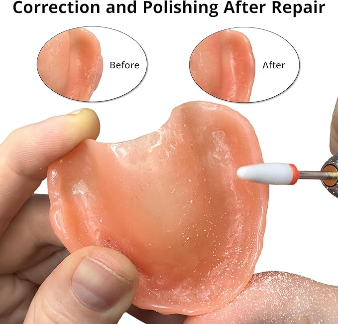 USB Cleaning and Polishing Tool – Helps Remove Surface Stains and Refine Edges for a Comfortable Fit – Portable Mini Polisher with Complete Polishing Head Set & Step-by-Step Instructions – Gift