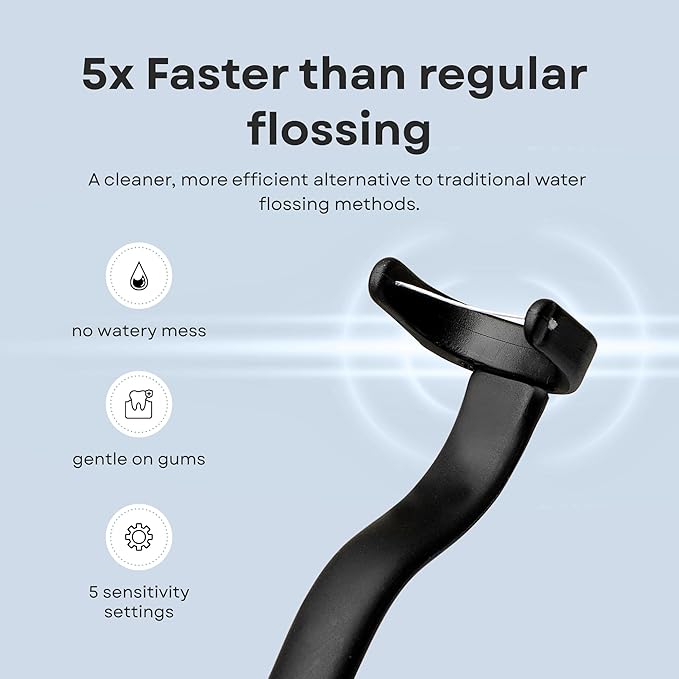 Electric Toothbrush and Flosser Combo Kit | Deep Clean Rechargeable Toothbrush | Easy Gliding Dental Floss for Gentle Gum Care | Cordless Sonic Power | 6 Cleaning Modes | White