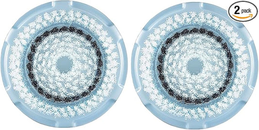 Brush Head Replacements Compatible with Clarisonic Mia 1, Mia 2, Mia Fit, Alpha Fit, Smart Profile Uplift and Alpha Fit Face Cleaning Brush Heads (Delicate-2Pack)