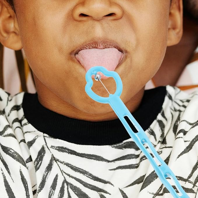 4 PCS Tongue Trainer,Oral Muscle Training Tool Portable Tongue Exerciser for Kids Tongue Tip Training Device