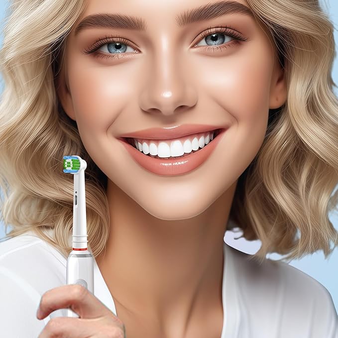 Replacement Toothbrush Heads Compatible with Oral B Electric Toothbrushes,Brush Heads Compatible with Oral B Replacement Heads Refill Pro 1000/9600/500/3000 /1500,Genius,Smart