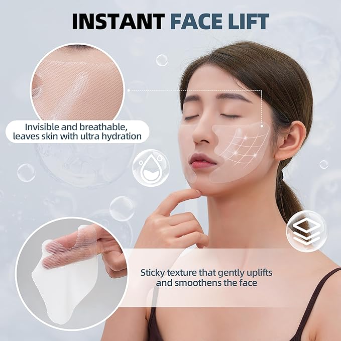 Smile Line Patches (12 pcs), Nasolabial Folds & Laugh Line Patches, Mouth Wrinkle Mask & Smoothing Patches, Smile Wrinkle Patch & Anti-Wrinkle for Face, Collagen Strip Facial Stickers