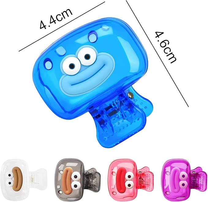 Upgrade 5 Pack Travel Toothbrush Head Covers Toothbrush Protector Cap Brush Pod Case Protective Portable Plastic Clip for Household Travel, Bathroom, School, Camping, Business (A)