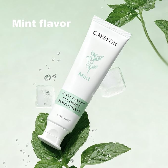 Fluoride Toothpaste with 5% Hydroxyapatite for Sensitive Teeth, Cavity Reversal, Enamel Remineralization, Gum Repair, Travel Size, SLS Free, Mint Flavor, 1 x 3.52oz