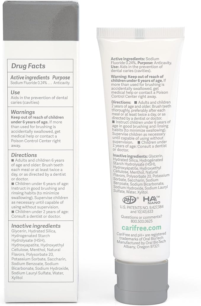 CariFree Maintenance & Prevention Kit, Mint | Anti-Cavity Fluoride Toothpaste & Mouthwash Freshens Breath and Moistens Mouth | Dentist Recommended for Oral Care (2 Piece Set)